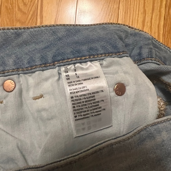 American Eagle Light-Wash Denim Shorts - Picture 2 of 5